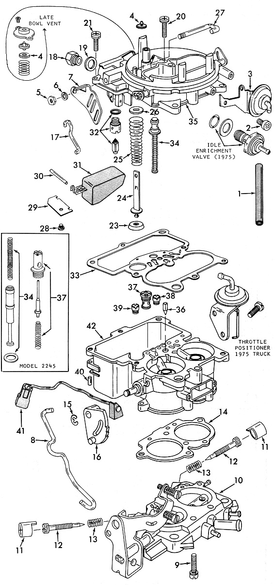 Holley 2210, 2245