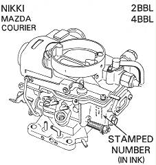 Nikki Mazda Carburetor